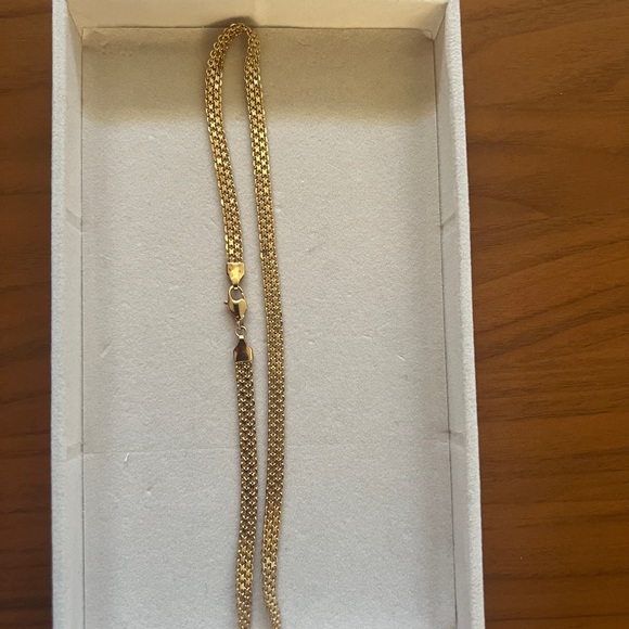 Gold plated choker/collar necklace - Picture 3 of 5